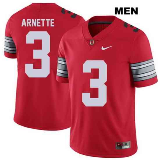 Damon Arnette Ohio State Buckeyes 2018 Spring Game Nike Authentic Stitched Mens  3 Red College Football Jersey Jersey